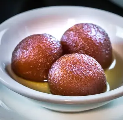 Gulab Jamun Indian dessert at Chef Paaji Winnipeg