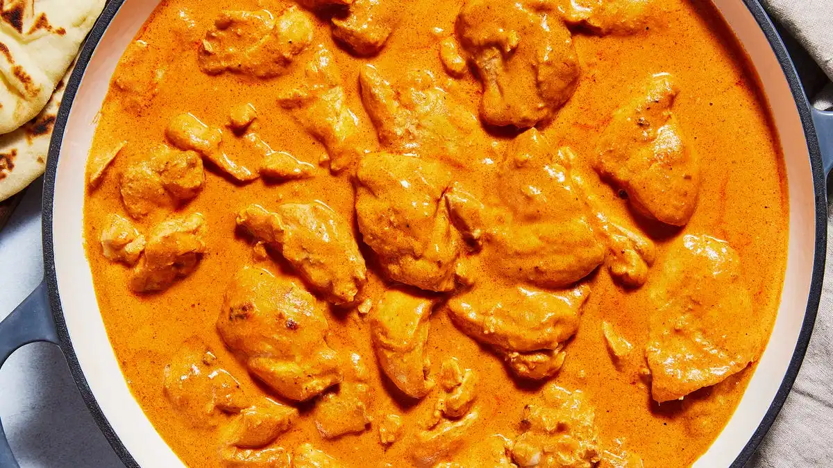 Delicious Butter Chicken at MC's Curry in Winnipeg, MB